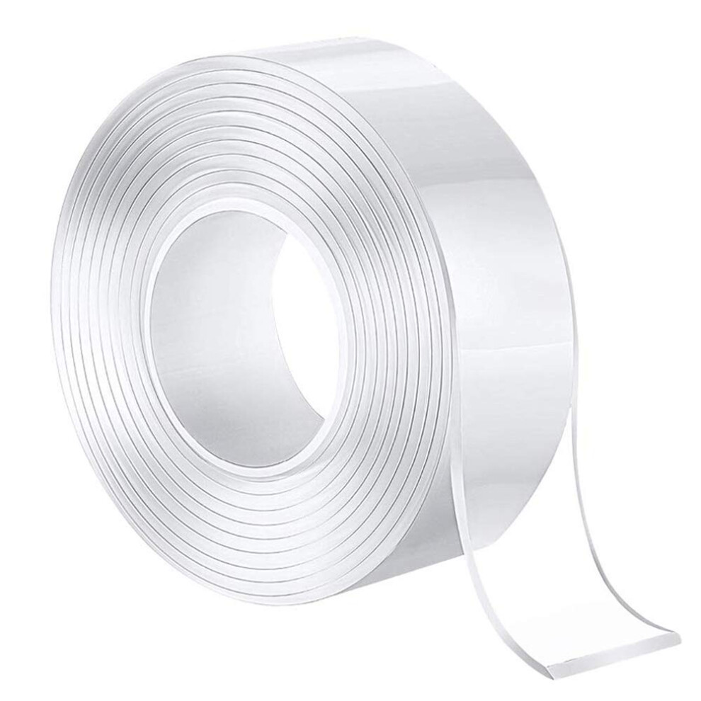 Adhesive Double-Sided Tape Heavy Duty Strong Glue Mounting Tape Removable Reusable Washable Adhesive Wall Fixings for Heavy Pictures Frame Picture