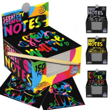 150 Rainbow Scratch Notes Mini Craft Kits - Scratch Art for Kids - Scratch Art Papers - Fun 10 Year Old Gifts for Girls, Arts and Crafts for Teenagers
