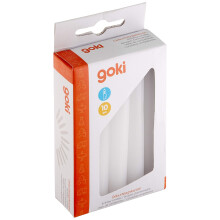 15051 Set of Birthday Candles (for Gk 106/108/55985/60975), White, 10 Centimeters