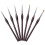 Amazon Detail Paint Brush Set, 7 Count, Brown 1