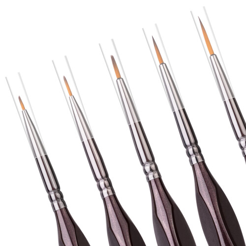 Amazon Detail Paint Brush Set, 7 Count, Brown 1