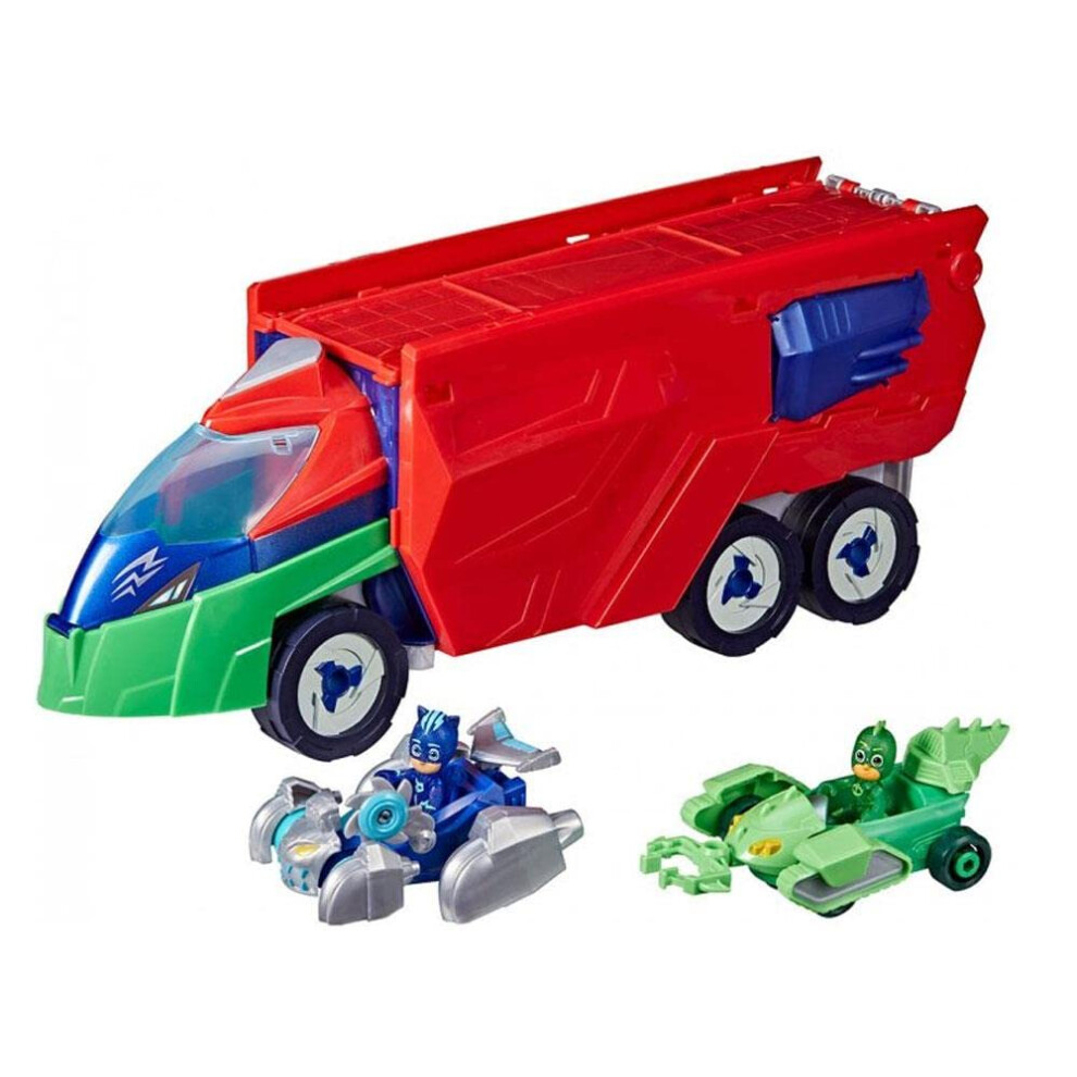 F21215S1 Launching Preschool Toy, Transforming PJ Seeker Vehicle Playset for Kids Ages 3 and Up