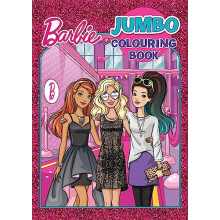 Barbie Jumbo Colouring Book Artist Activity Pad 100+ Images to Colour Barbie Movie Drawing Painting Set