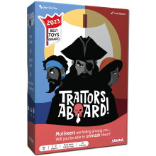 Traitors Aboard - Award Winning Secret Identity Party Game - Fun, Strategy and Betrayal | Easy to Learn, 15-Minute Round | Popular Games for 3-8