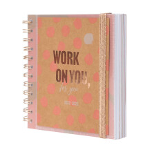 Kraft Diary 2022-2023 | Back To School 11 Months Academic Diary Day To Page | August 2022 - June 2023 |Mid Year Diary 2022 - 2023 With Stickers | Cute