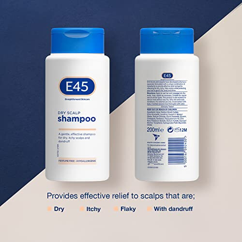 E45 E45 200ml dermatologisk t?r hovedbundshampoo 1