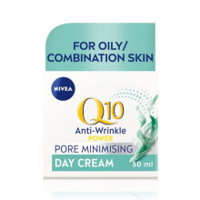 Q10 Anti-Wrinkle Power Pore Minimising Day Cream SPF 15 (50ml), Anti-Wrinkle Face Cream with Skin Identical Q10 and Algae Extract, Face Cream for More