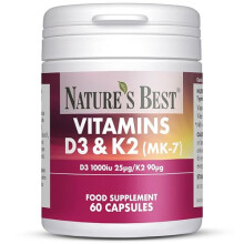 Bone & Immune Boost: High Strength Vitamin D3 1000iu & K2 90µg - 60 Capsules, 2-Month Supply | Optimal Support for Bones, Teeth, and Immune Function