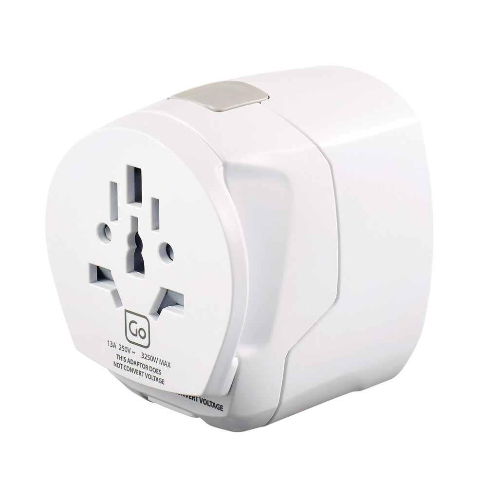 Earthed Worldwide Adaptor - Compact Universal Worldwide Adapter With Twin Usb (Ref 639) 5016326006393