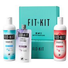 Power Shower Gel Bundle Set - Fit Kit Body Recovery Toiletry Bundle Set - Includes Mens & Womens Body Wash & Shower Gels, Hair Growth Shampoo - Gifts