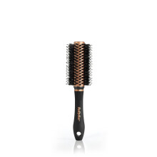Copper Mixed Boar Bristle Thermal Barrel Brush, Black