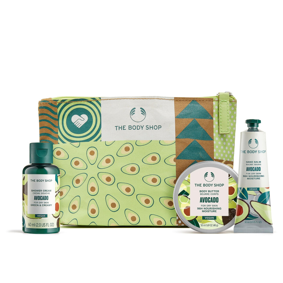 Rich & Creamy Avocado Mini Gift Set - Shower Cream + Body Butter + Hand Balm