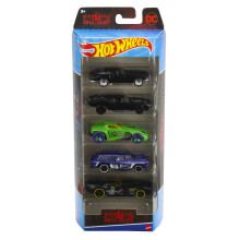 Hot Wheels BATMAN SET a 5 confezioni di 5 auto giocattoli a tema Batman in scala 1:64 (gli stili possono variare)