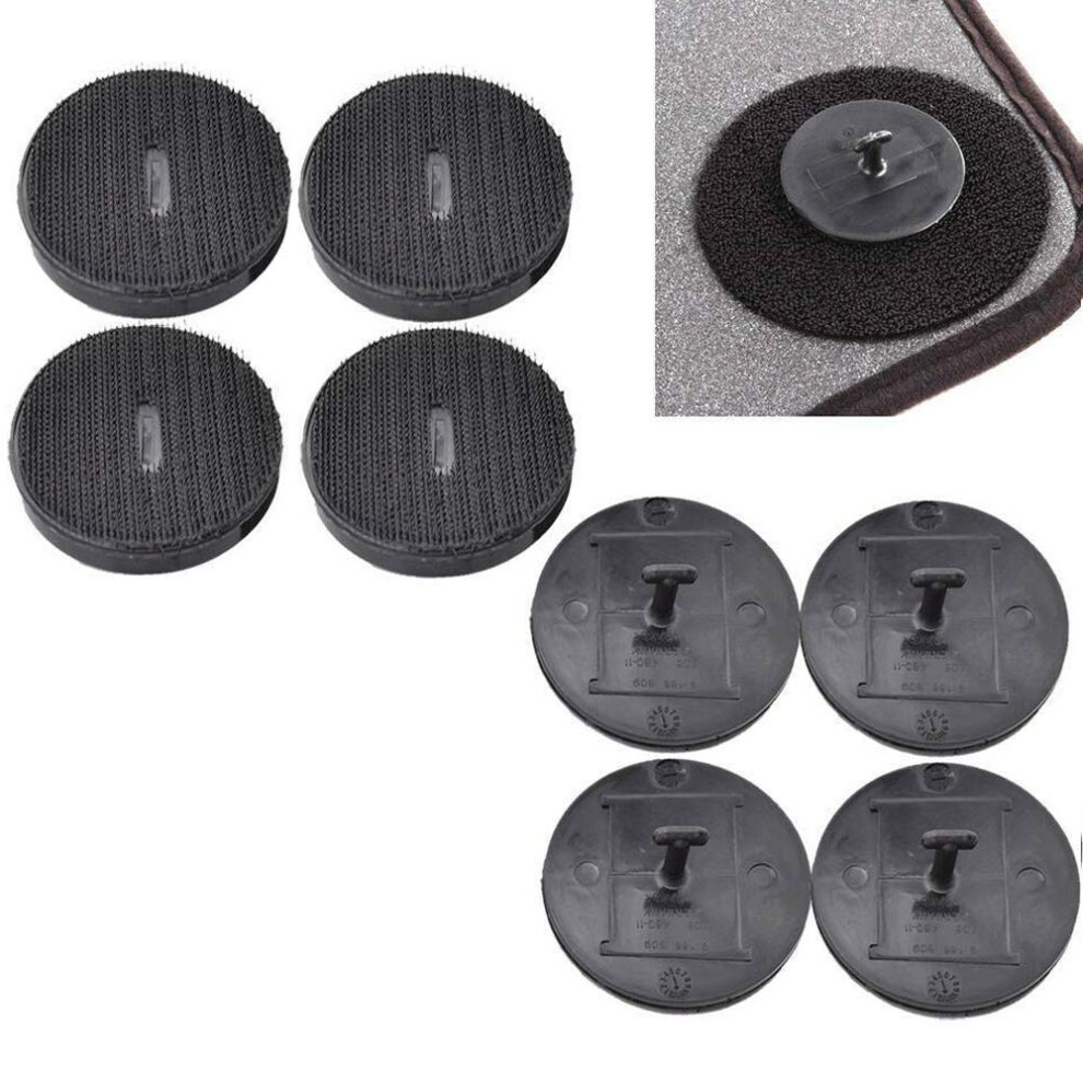 4X Car Mat Clips T Shape Floor Twist Lock Anti-Slip Fixing Retainers Mini F10 For Bmw 631384765331