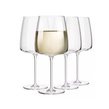 White Wine Glasses | Set of 4 | 480 ML | Modern Collection | Glasses Drinking Wedding Gift | Perfect for Home, Restaurants and Kitchen Set |