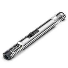 Jet Flame lighter, Refillable Gas Windproof Long Torch Lighter For BBQ, Stove, Candle, Kitchen Cooker, Camping (Butane Gas Not Included)