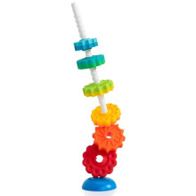 Fat Brain SpinAgain Spinning Toy, Stacking Toy for Babies, Colourful Development Toy, the First Ever Twirling Toy, Educational Toy for Girls and Boys