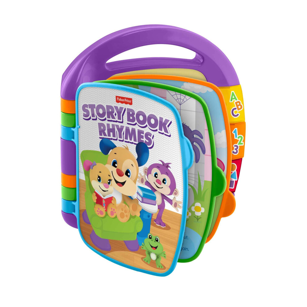 Storybook Rhymes Learning Toy with Lights and Music for Babies and Toddlers, Laugh & Learn UK English Version, CDH26