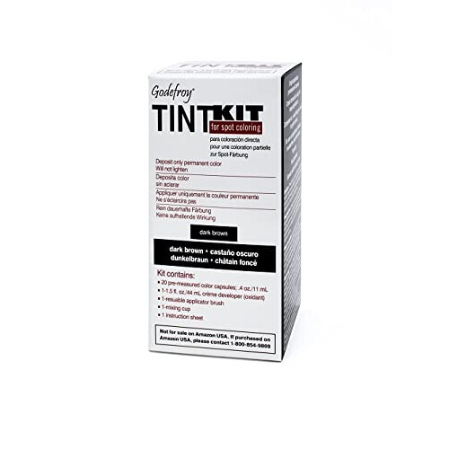Tint Kit Dark Brown Eyebrow and Beard Dye for Professionals 1