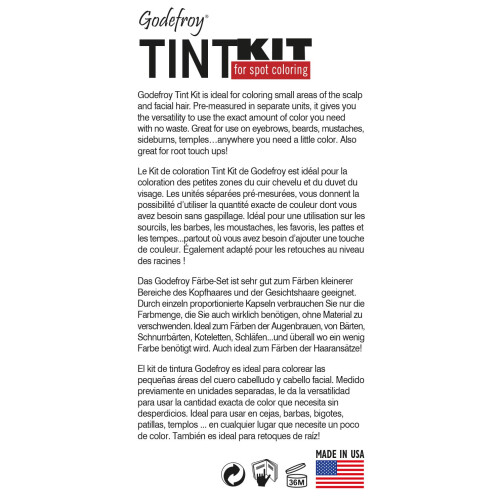 Tint Kit Dark Brown Eyebrow and Beard Dye for Professionals 2