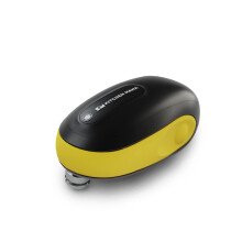 One-to-Go Electric Can Opener: Open Cans with One Press - Auto Detect & Cut Any Can Shape, with Auto-Stop, No Sharp Edges, Handy Lid Remover, Battery