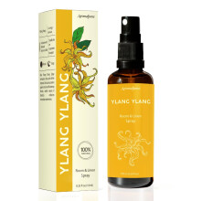 Ylang Ylang Room, Linen & Pillow Spray by Aromafume | 100ml/3.38 fl oz | with Pure Ylang Ylang Essential Oil | Aromatherapy Spray for Relaxation,