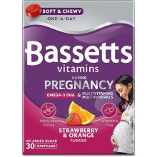 Pregnancy Omega-3 DHA Multivitamins & Multiminerals Strawberry & Orange Flavour 30 Gummy Pastilles