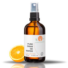 Organic Hydrosol Orange Blossom Water Neroli 3.52 fl.oz Floral Water, 100% Pure Essential Air Freshener, Body Mist Hair Toner, Facial Skin Care Mist,