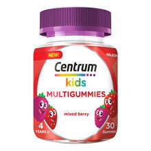 Kids Multivitamins, Multivitamin Gummies for Kids, 30 Multigummies, Vitamins with 10 Essential Nutrients, including Vitamin C and D, Mixed berry