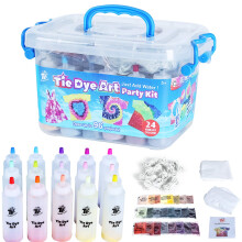 Tie-Dye Art Kit for Over 12 Kids to Play, Easy & Fun (18 Colours)