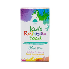 Kid's Rainbow Food | Organic Whole Food Multivitamin for Children | 100g Vegan Drink Powder | Ideal for Children | G&G Vitamins