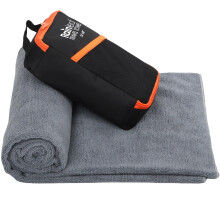 Microfiber Travel Towel Quick Dry Swimming Towel Ultra-Compact,Super Absorbent,Washcloths for Bathroom, Shower,Camping,Backpacking-Gray 34"x60"