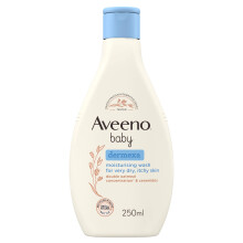 Dermexa Moisturising Wash (1x 250ml), Soothing Unscented and Soap-Free Baby Body Wash Developed to Gently Cleanse Delicate Skin, for Babies with Very