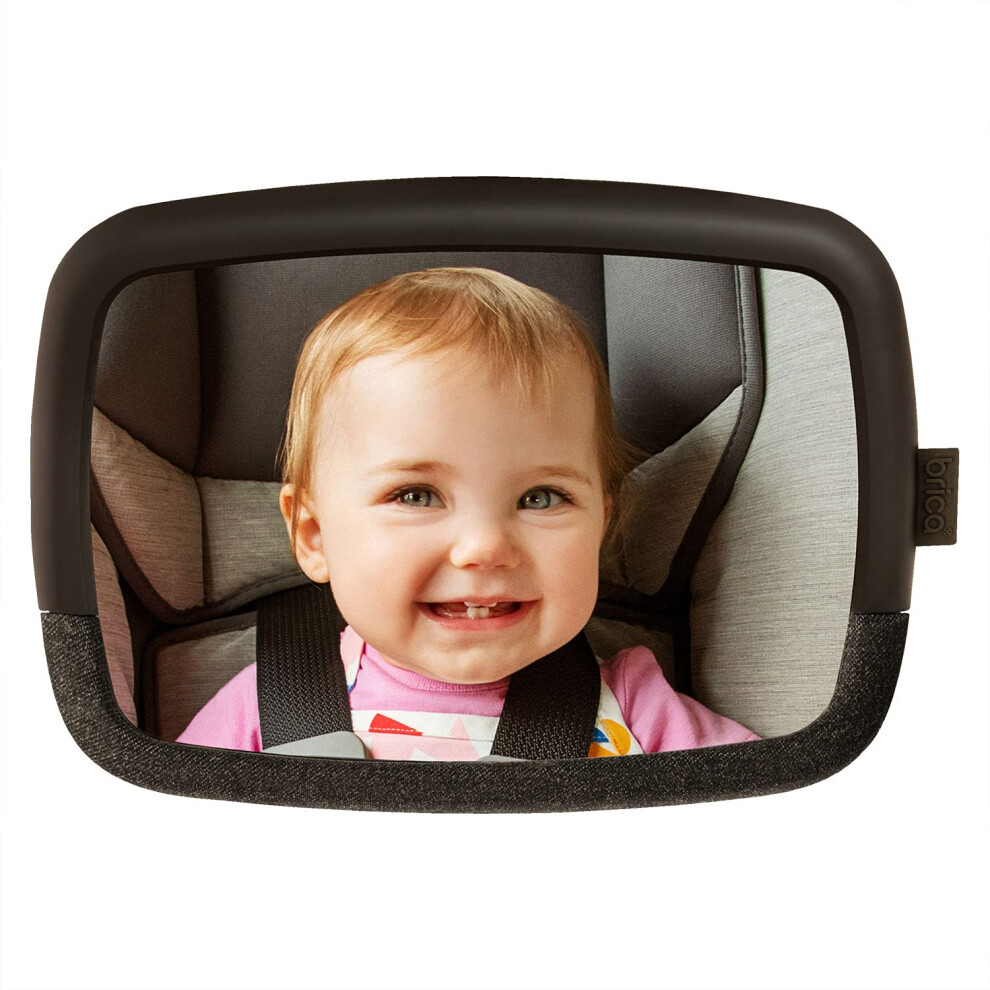 Baby In-Sight Pivoting Car Seat Mirror, Wide Angle Baby Car Mirror for Rear Facing Babies & Toddlers, XL Child Car Mirror, 100% Shatterproof & Crash