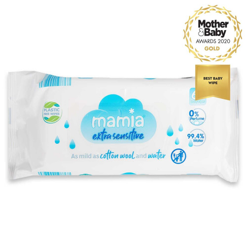 Aldi Mamia 60 Extra Sensitive Baby Wipes 2