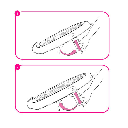 Jelly - Folding Bath Support Seat - White 2