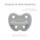 Natural Rubber Dummy Pacifier ORTHODONTIC 3-36 Months Single-Pack (Natural) 2