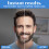 Just For Men 1-Day Beard and Brow Colour Brush, For Instant 1-Step Grey Coverage, Brush-In, Wash-Out, For A Thicker Well-Defined Look, Darkest Brown/Black 2