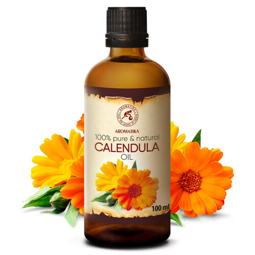 Aceite de Caléndula 100ml - Extracto de Flor de Caléndula - Aceite de Almendra - 100% Puro y Natural 1