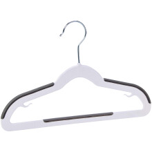 Plastic Kids Hangers, 30-Pack, White