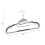 Amazon Rubber Coated Plastic Hangers – 50-Pack, Grey 5