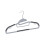 Amazon Rubber Coated Plastic Hangers – 50-Pack, Grey 3