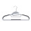 Amazon Rubber Coated Plastic Hangers – 50-Pack, Grey 2