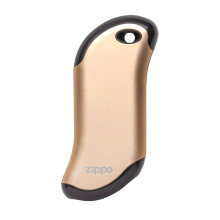 HeatBank 9s - Rechargeable Hand Warmer - 9 Hour Run Time - 3 Settings - For Indoor & Outdoor Use - Battery & Heat Indicator Light - One Size - Gold