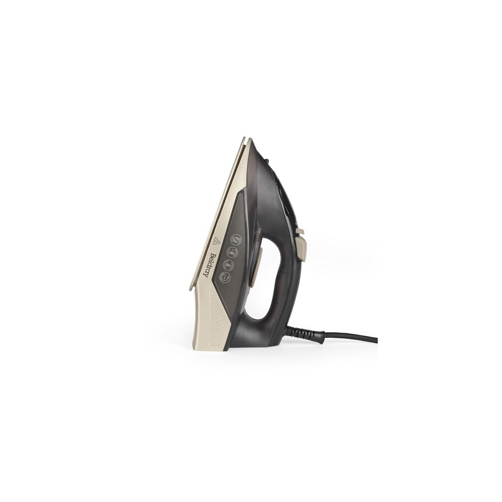 Beldray Bel01848 2000W Steam Iron – Compact Traditional Iron, Ceramic Soleplate, 230Ml Water Tank With Spray Function, 100 G/Min Steam Shot, Variable