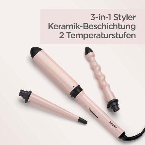 BaByliss Lockenstab Babyliss MS750E - Multistyler Curl and Wave Trio 2