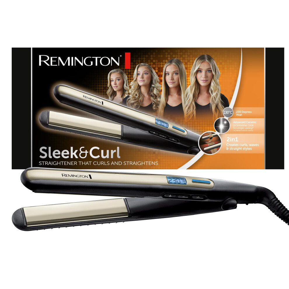 Hair Straightener Remington Sleek & Curl Black 110 mm 150°C - 230°C