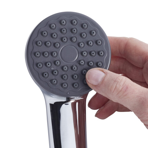 Bristan HAND100 C Single Function Rub Clean Shower Handset - Chrome 1