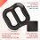 3-in-1 Multifunctional Neoprene Dumbbell/Multi-Usage Dumbbell with Solid Core, Ergonomic Curve,Black 3