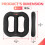 3-in-1 Multifunctional Neoprene Dumbbell/Multi-Usage Dumbbell with Solid Core, Ergonomic Curve,Black 2
